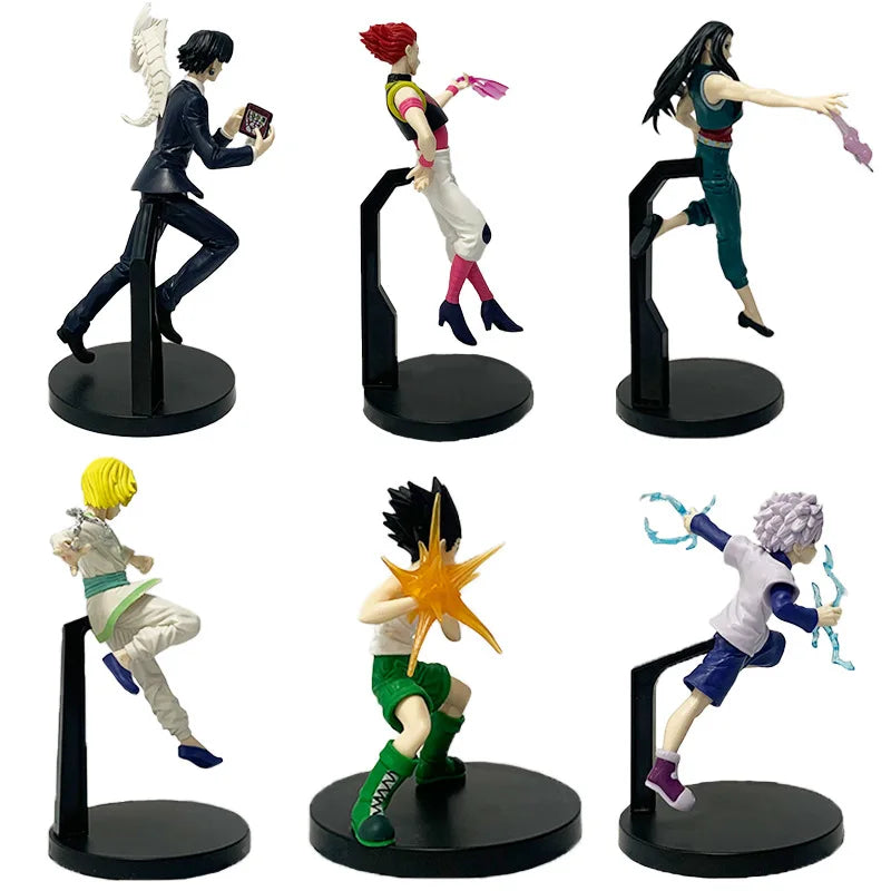 Anime HUNTER×HUNTER Killua Zoldyck GON·FREECSS Chrollo Lucilfer Figure PVC Model Collection Ornament Toy Doll Gifts In Stock