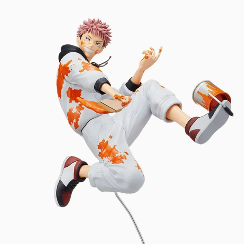 Anime Merch Bandai Original Jujutsu Kaisen GRAFFITI BATTLE Fushiguro Megumi Kugisaki Nobara Panda Gojo Satoru Anime Figure Toy