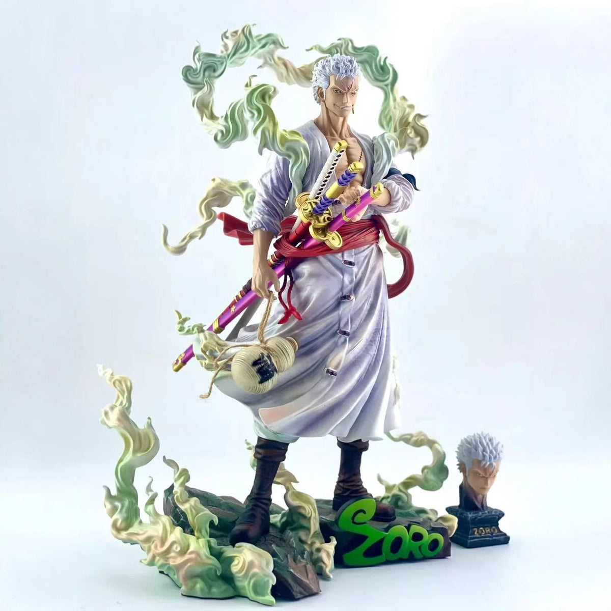 New Product In Stock Piece Zoro Sanji Anime Action Figure Statue Model Desktop Ornament Collectible Toy Surprise Gifts For Fans