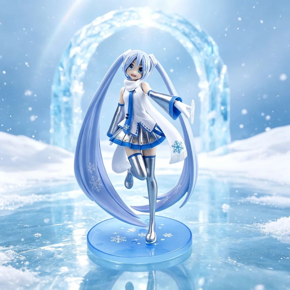 Hatsune Miku Figure Anime Girl Model Desktop Decor Collectible Doll Gift for Fans Future Vocaloid Statue Japanese Kawaii Otaku