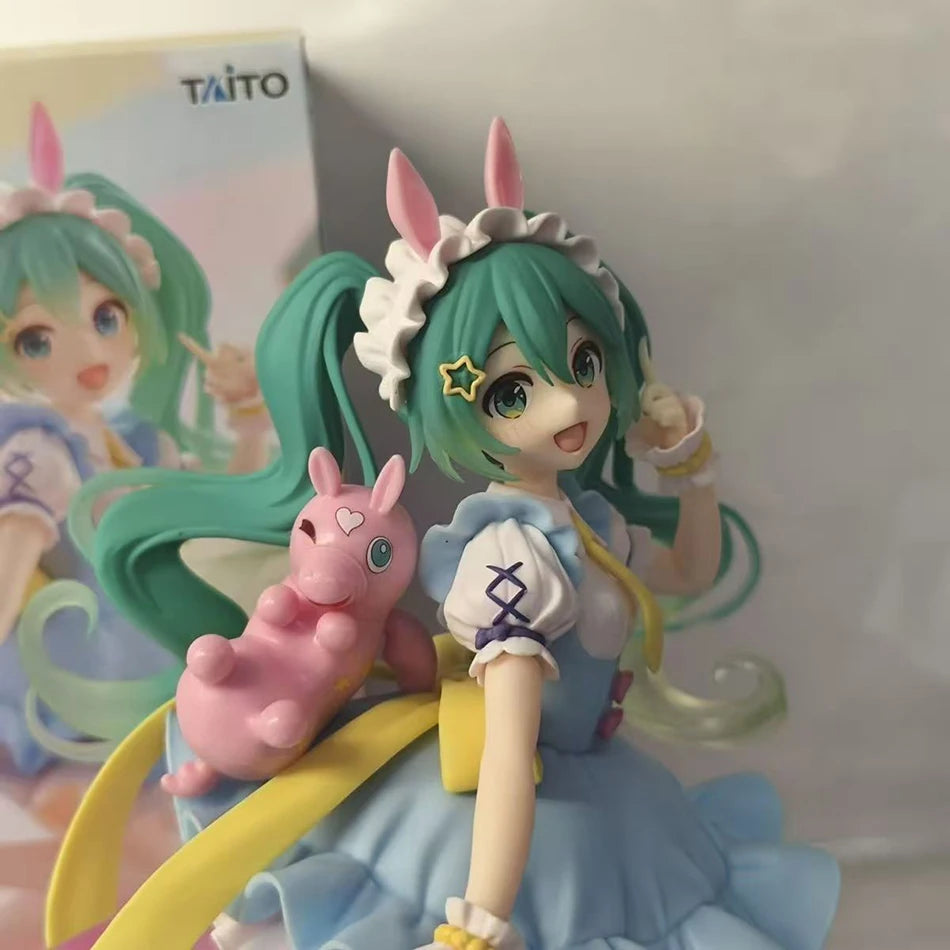 20cm Hatsune Miku Anime Figure Kawaii Fairy Tales Miku Action Figure Lollipop Girl Figurine PVC Collection Anime Model Doll Toys