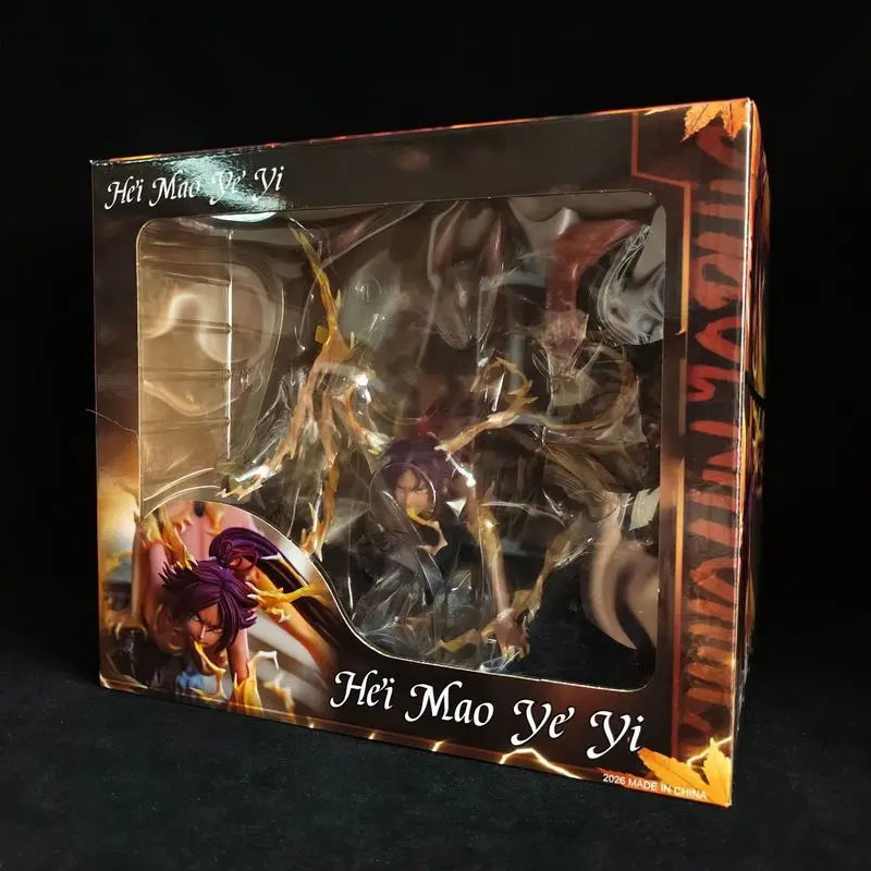 Anime Bleach Shihouin Yoruichi Model Manga Figurine Shihouin Yoruichi Action Figure Toys 23cm Gk Statue Doll Ornament Peripheral