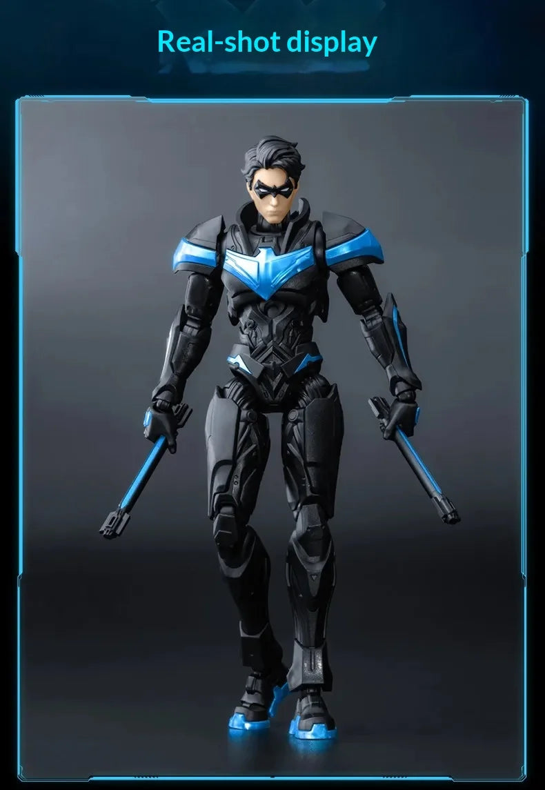 Blokees Dc Universe Champion Class Building Model Kit Superman Harley Quinn Nightwing Batman Beyond Diy Collectible Action Figur