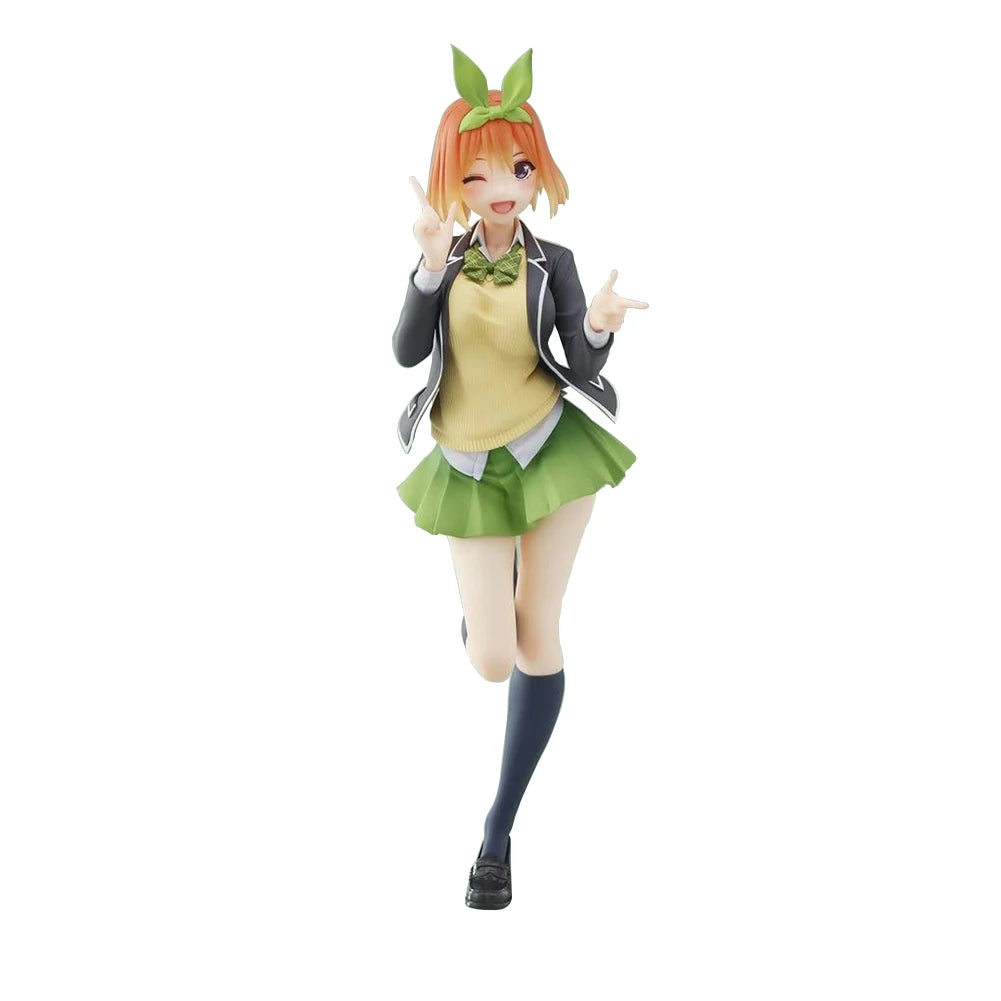 Anime Figure Nakano Nin Nakano Ichika Itsuki Action Figure JK School Uniform Girl Nakano Miku Figurine Collection Anime Gift