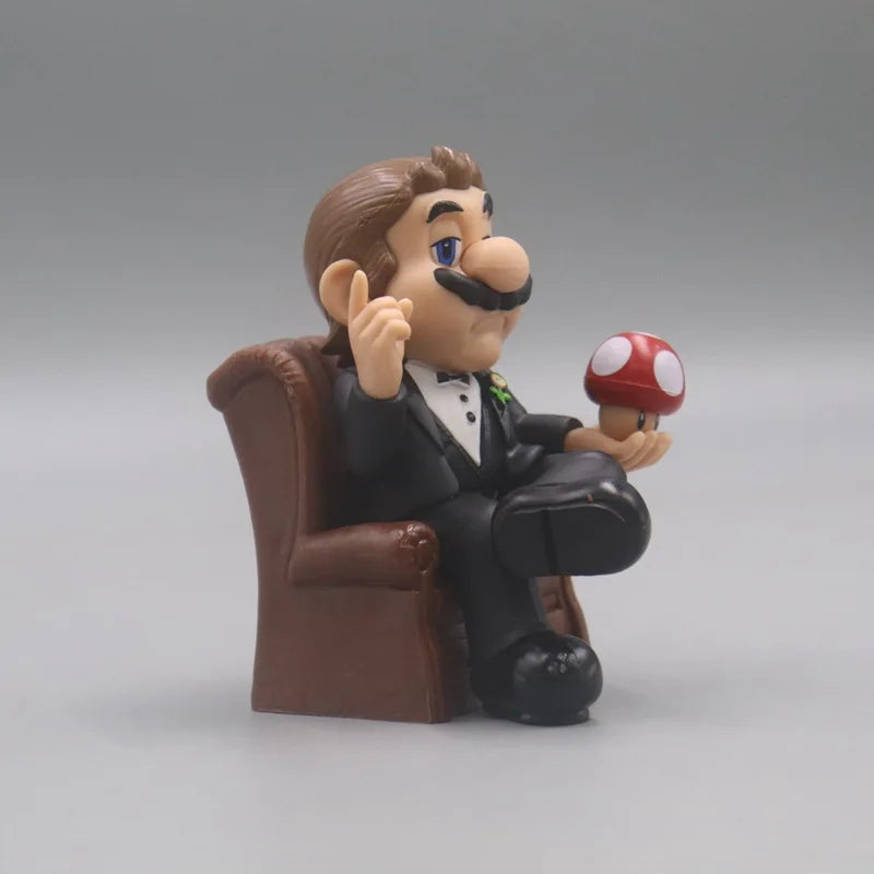 New Cosplay The Godfather The Joker With Chair Action Figure Toys Collection Movie Model PVC Doll Desktop Ornament