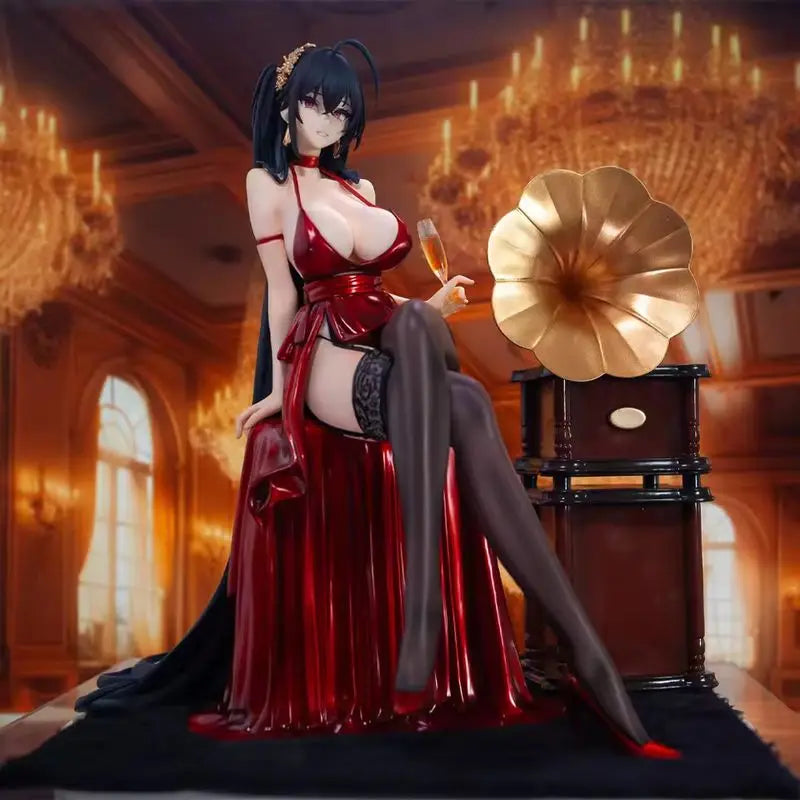 Azur Lane Gale 22cm Beautiful Girl Character Formal Dress Pvc Anime Collection Model Desktop Decoration Holiday Gift