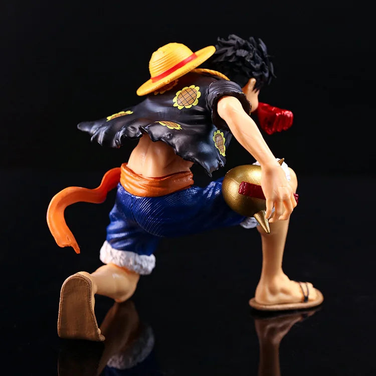 2026 Anime One Piece Luffy Action Figure Blow Kneeling Two Styles Gifts Anime Figure Collectible Decoration Model Toys
