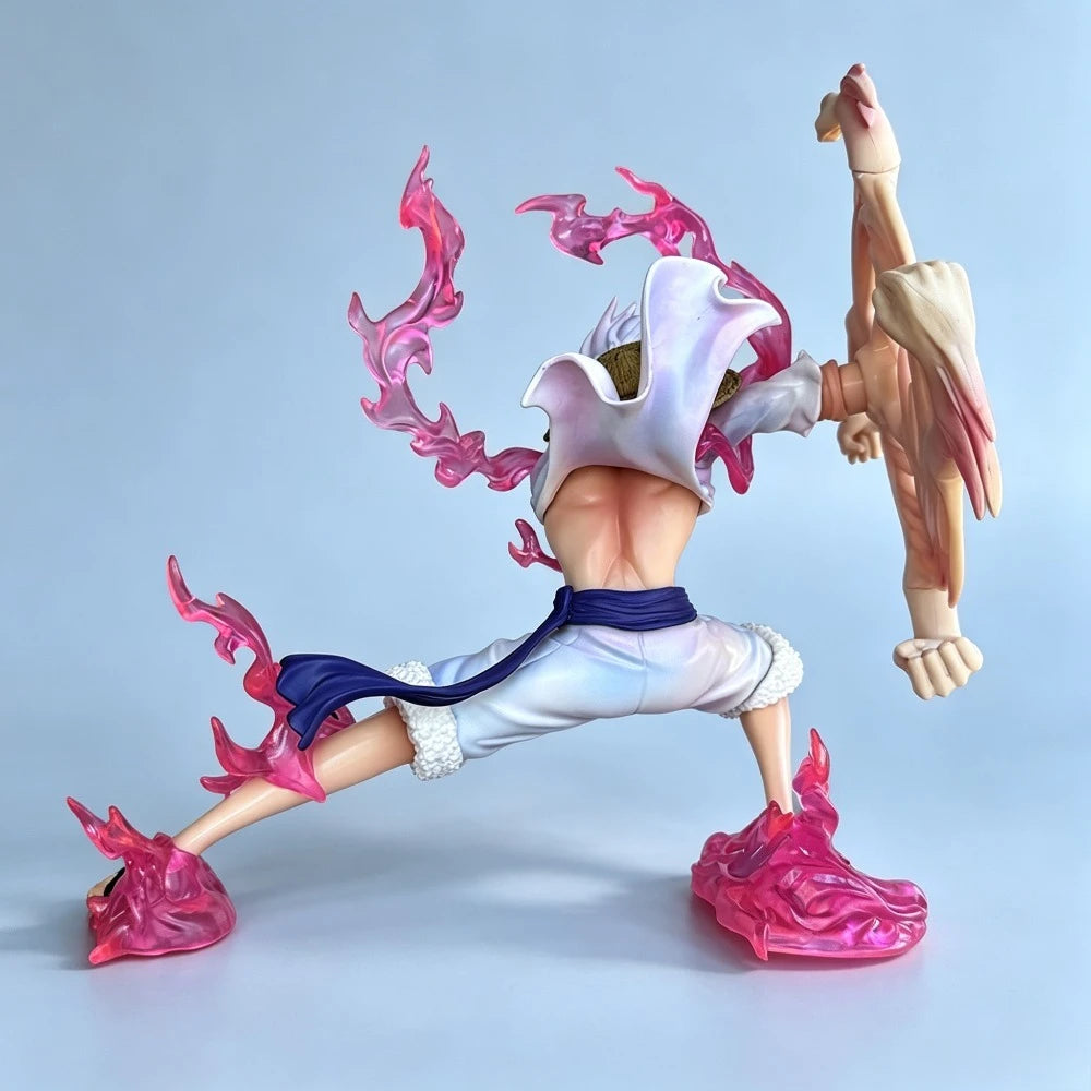 14-19cm Anime One Piece Figure Shake Hands Nika Luffy Action Figures Pvc Statue Desktop Ornamen Collection Model Toys Gift