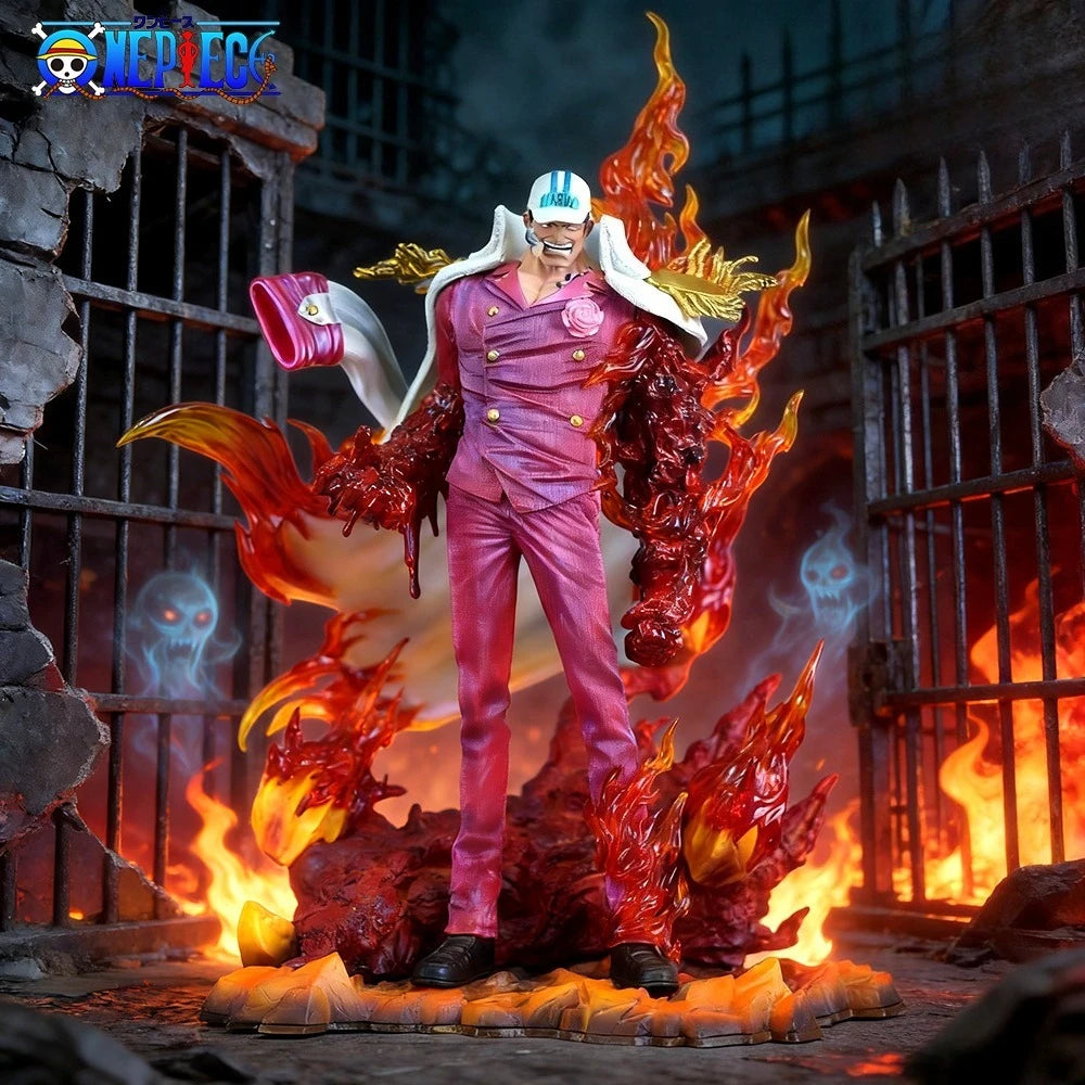 34cm/13.39in Anime One Piece Figure Sakazuki Action Figures Pvc Statue Desktop Ornamen Collection Model Toys Gifts