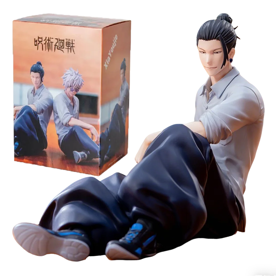 Anime Jujutsu Kaisen Figure Gojo Satoru Action Figure Noodle Stopper Doll Geto Suguru Statue 14cm PVC Model Yumemirize Toys