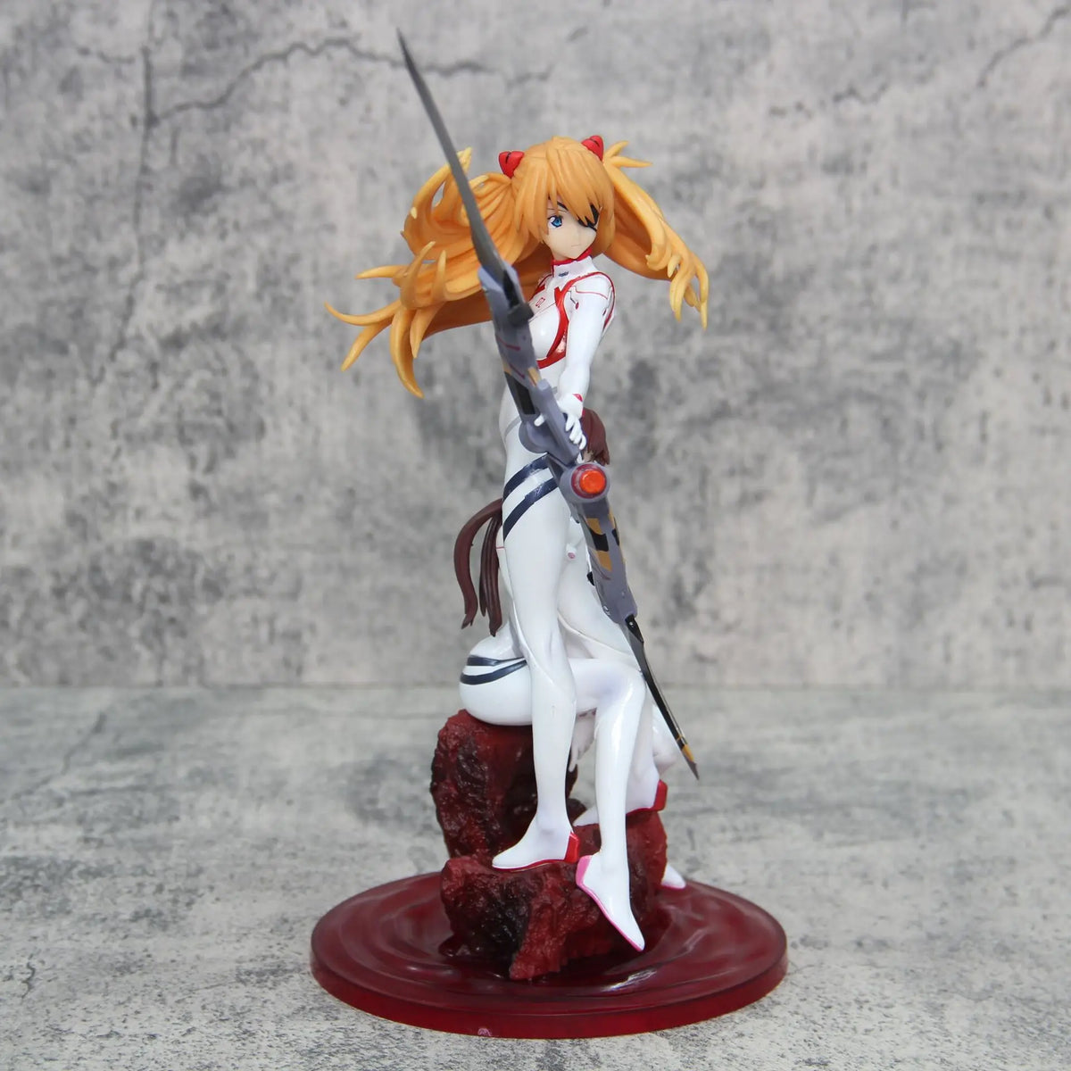 Eva 27cm Asuka Mari Makinami Action Figures Garage Kit Anime Bishoujo Model Double Character Peripheral Toy Statue Ornament Gift