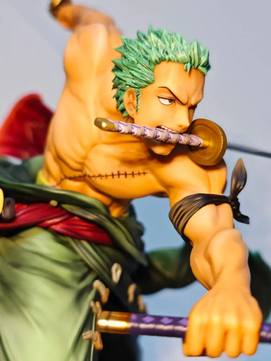 21cm One Piece Luffy Figure Roronoa Zoro Three-Blade Sa-Maximum Manga Anime Statue PVC Action Collection Model Toys Gifts