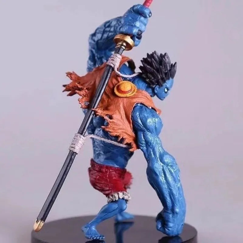 Personality One Piece Series Luffy Boy Simple and Cool Anime Peripheral Character Model Collectible Figure Ornament Toy Gift