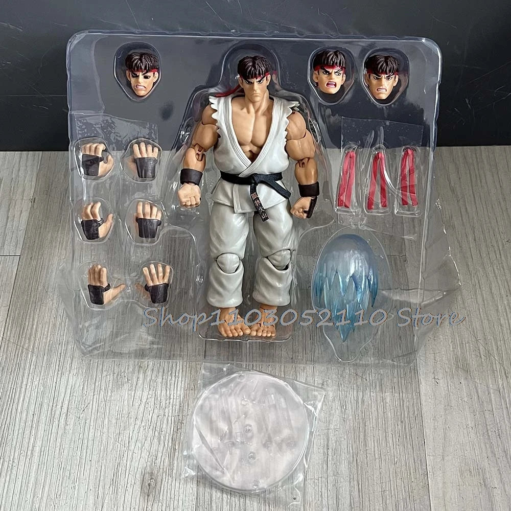 ST Street Fighter Guile Ken Ryu Action Figure Anime The Final Challengers Model Doll Statue Joint Movable Movie Toys Gifts