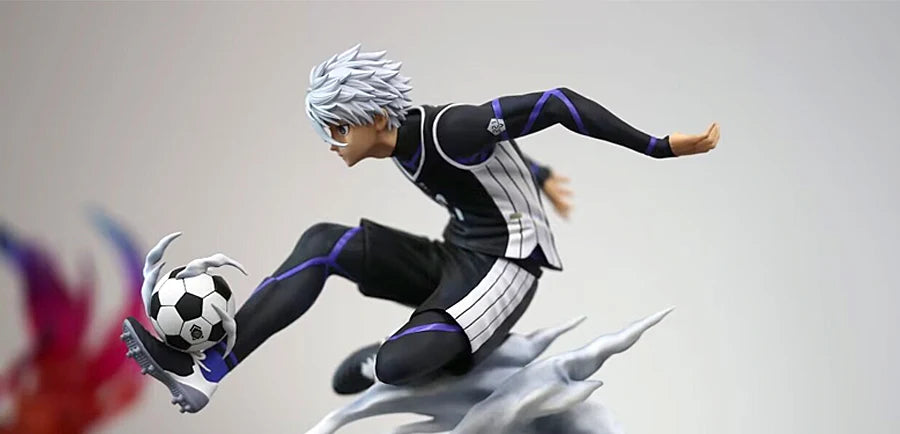 21cm Blue Lock Nagi Seishiro Action Figure Dynamic Shooting Pose Statue Anime Model Toy Desktop Ornament Gift For Soccer Fans