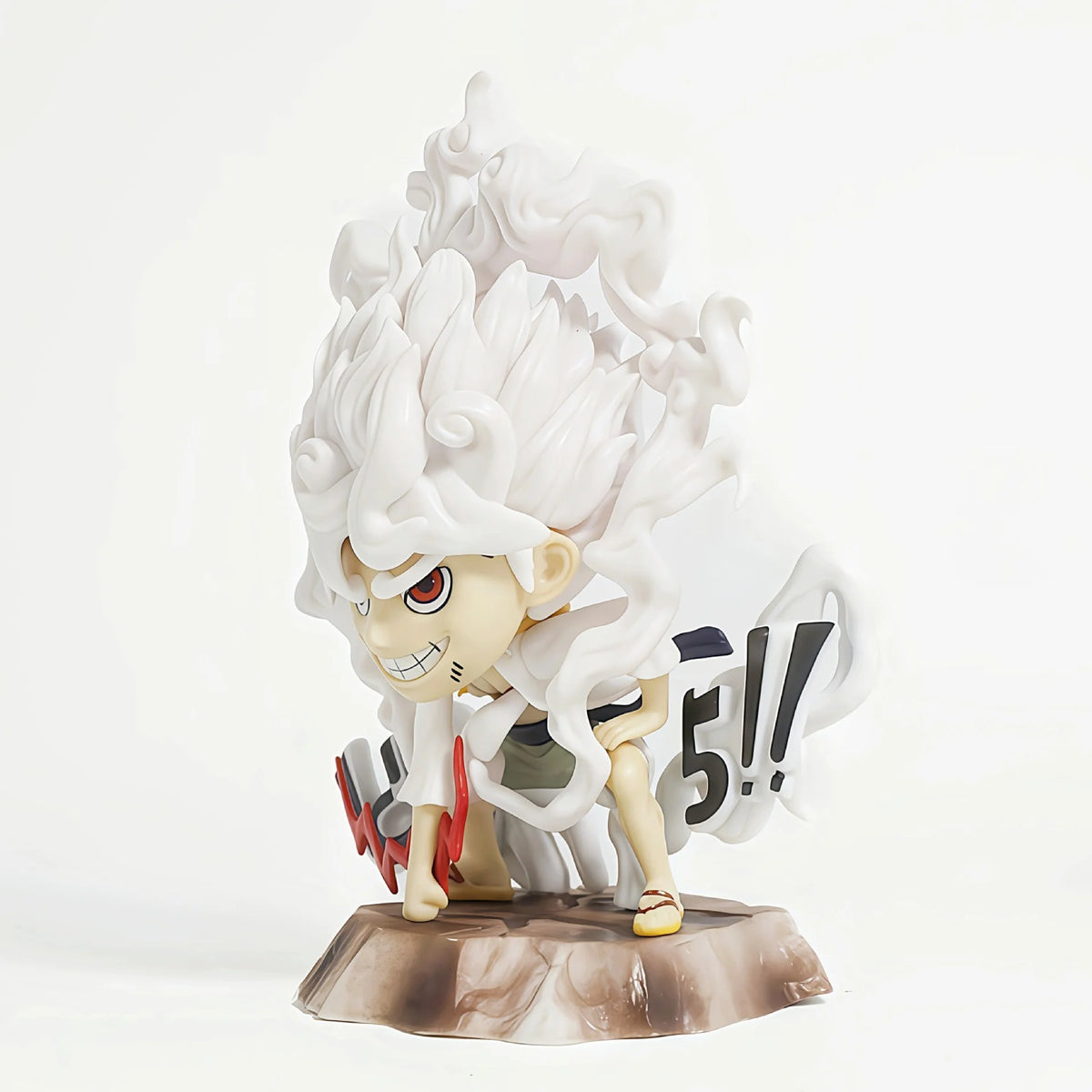 15OCM ONE PIECE GK Second Gear Nika Luffy Squat Slamming Ground Figure Anime Collectible Ornament pvc Bandai