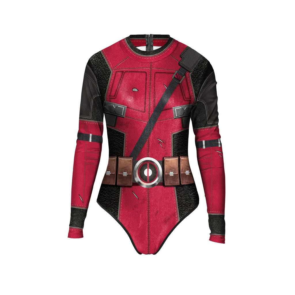 Deadpool & Wolverine Printed Cosplay Suit