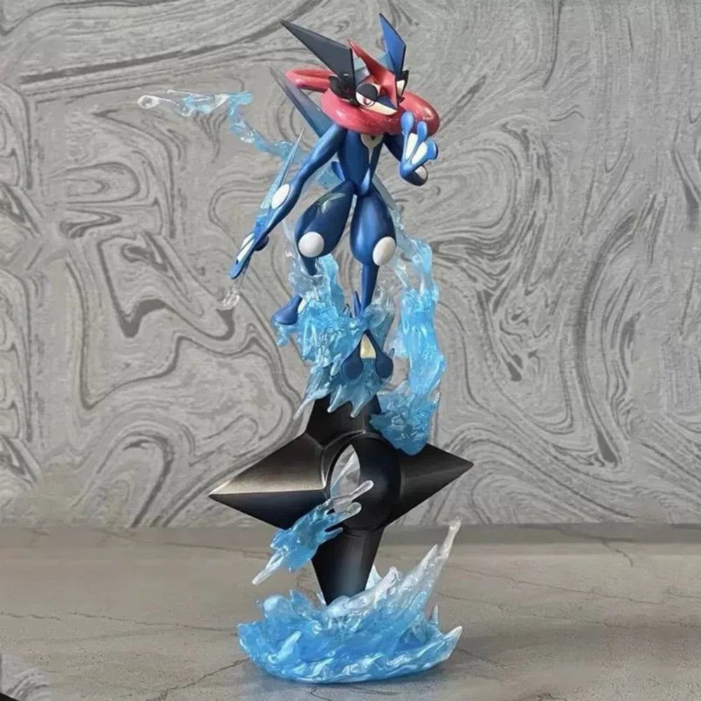 19cm/7.48in Anime Pokemon Figure Greninja Action Figures Pvc Statue Desktop Ornamen Collection Model Toys Gifts