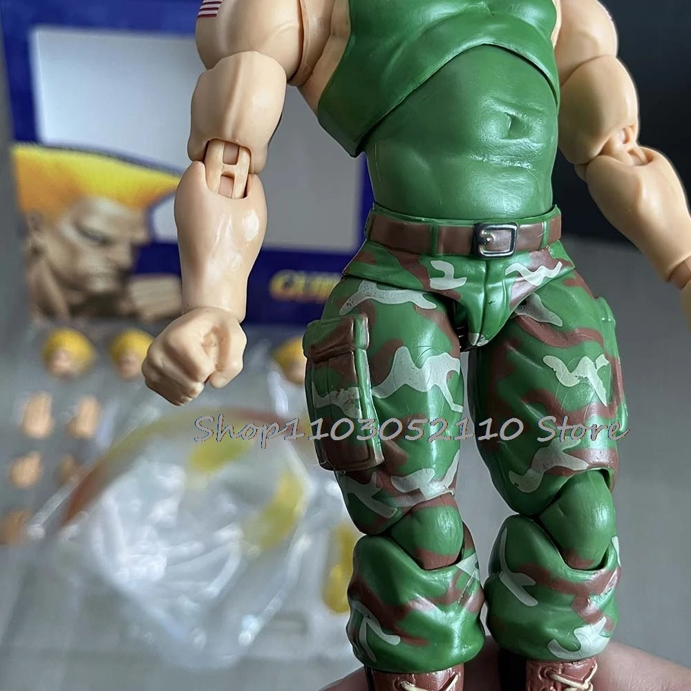 ST Street Fighter Guile Ken Ryu Action Figure Anime The Final Challengers Model Doll Statue Joint Movable Movie Toys Gifts