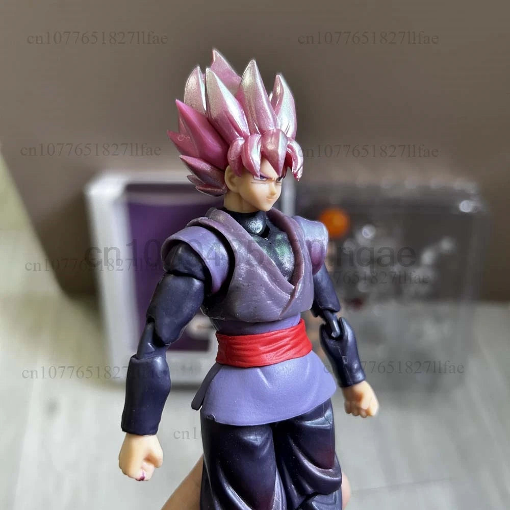 Dragon Ball Z Super Saiyan Rose Goku Black Action Figure Model Toys Joint Movable Gift For Friends Room Decor Christmas Present