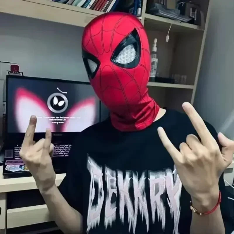 Superhero Mask/Spider-Man Helmet, Anime Character Cosplay, Full-face Mask, All-season Sun Protection, Party Gift.