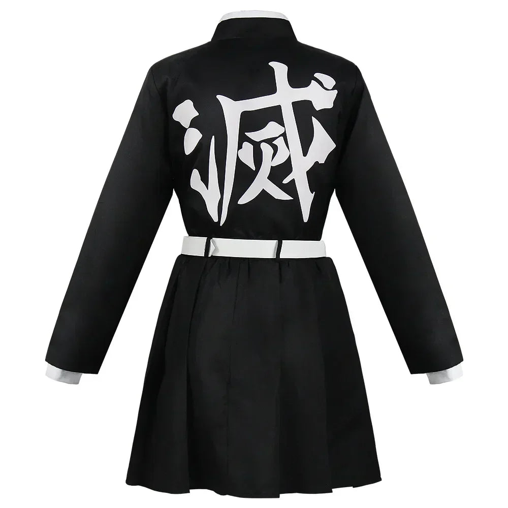 Adult Kids Anime Kimono Kanroji Mitsuri Cosplay Costume Kisatsutai Sexy Women Halloween Clothes