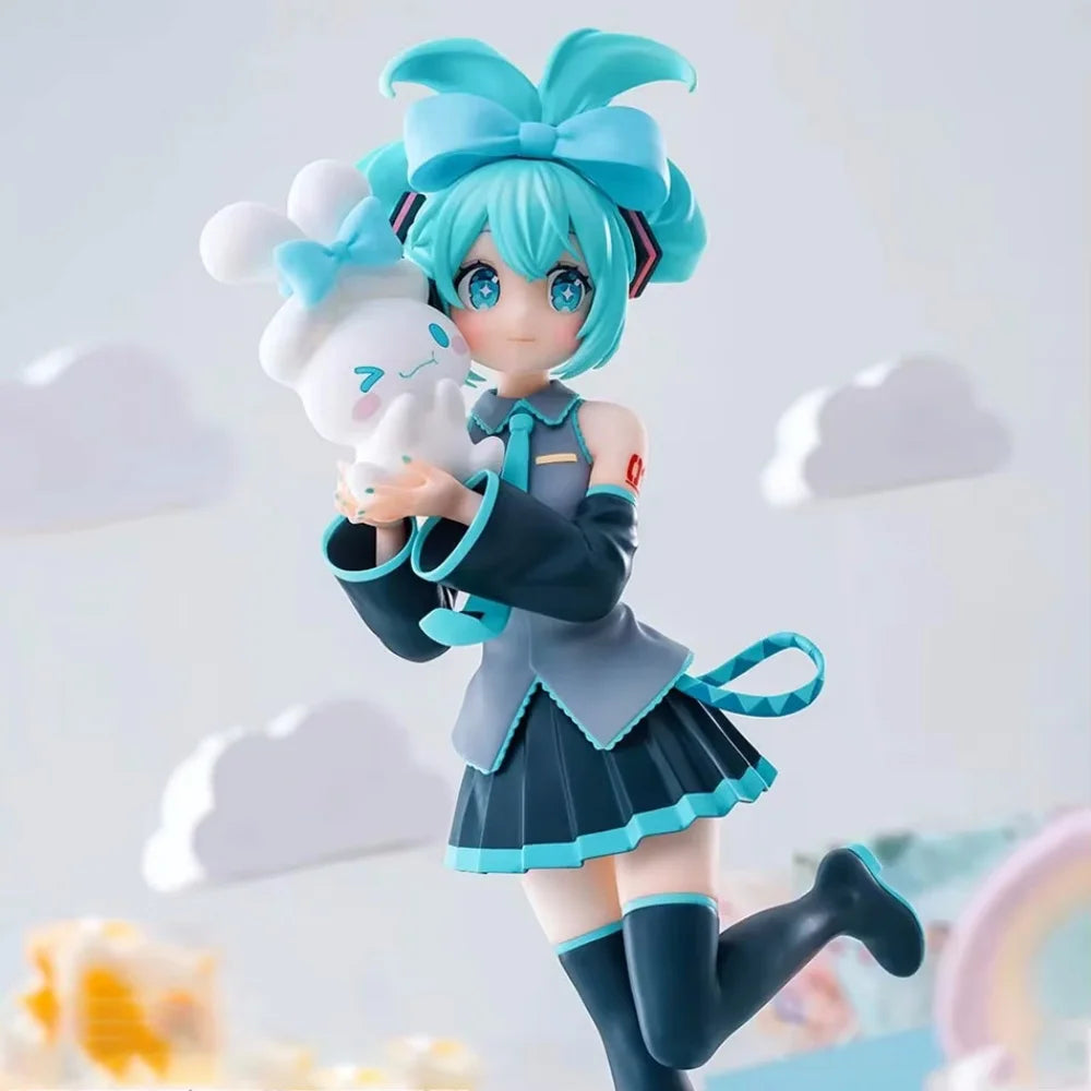 Anime Hatsune Miku Kawaiii Figure 19cm PVC Models Collecting Desktop Decor Toys Birthday Cute Gift