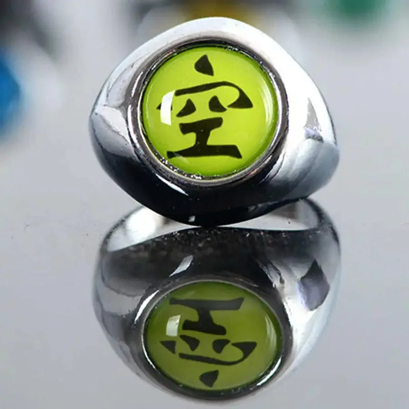 Hot Anime Ring Cosplay Akatsuki Itachi Pain Metal Finger Adult Ninja Props Accessories Cool  Jewelry Gift Adjustable Size