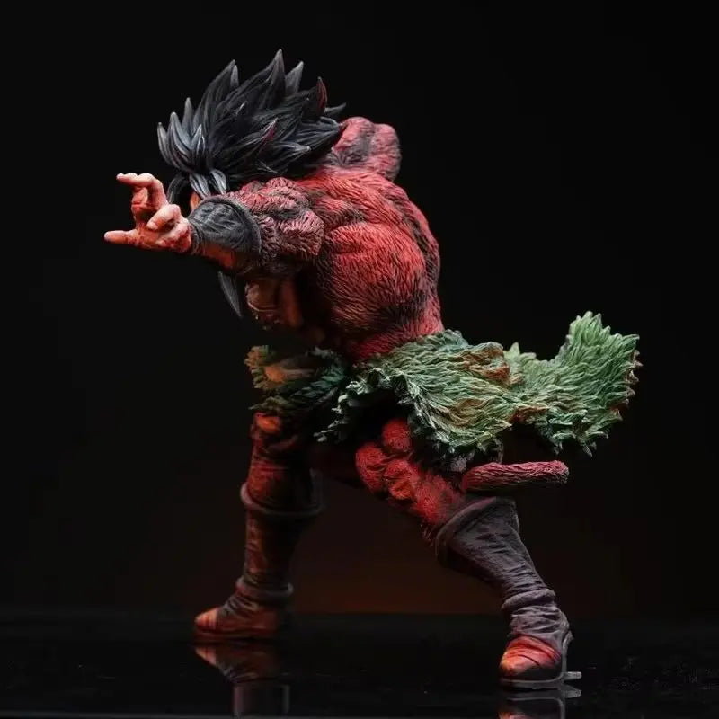 28cm Dragon Ball Broli Super Saiyan Handmade Animation Character Model Statue Collectible Desktop Decoration Action Figure Gift