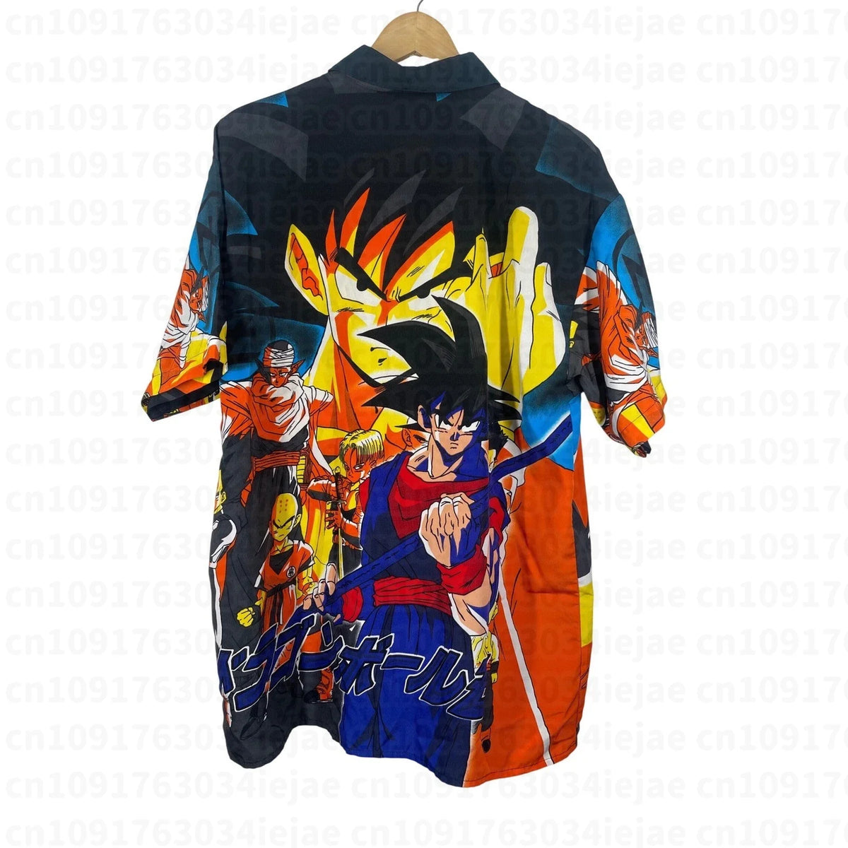 2026 Dragon Ball Adult Polo T-Shirt Anime Character Son Goku Super Saiyan TShirt Boy Children's Clothes Summer T-Shirt Cosplay