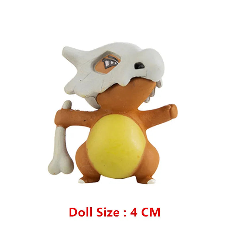 Pokemon Cartoons Anime Figure Pikachu Charmander Eevee Squirtle Cosplay Toys Model Figure Collection Dolls Birthday Gift