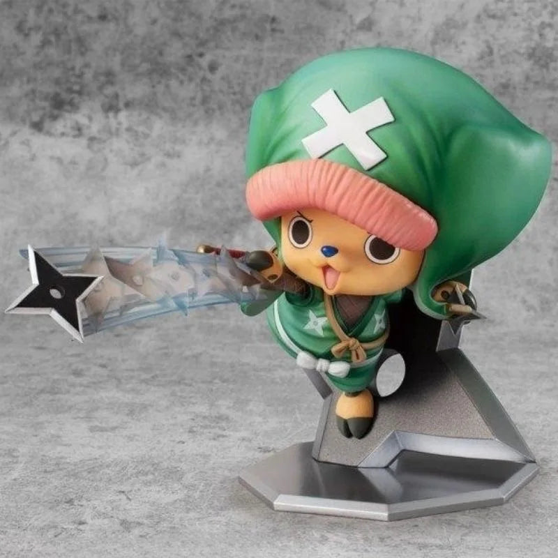 One Piece PVC Action Figure Kimono Ninja Tony Tony Chopper Anime Figure  Collection Model Dolls Kid Gift Toys Decoration