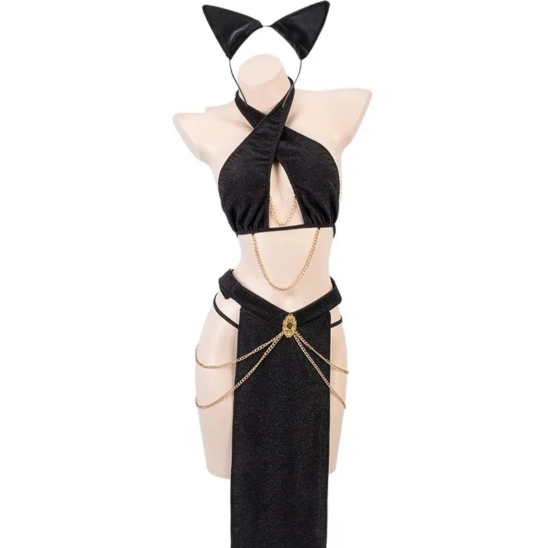AniLV 2023 Women Movie Egypt Queen Uniform Costume Girl Anime Chain Skirt Outfits Costumes Cosplay