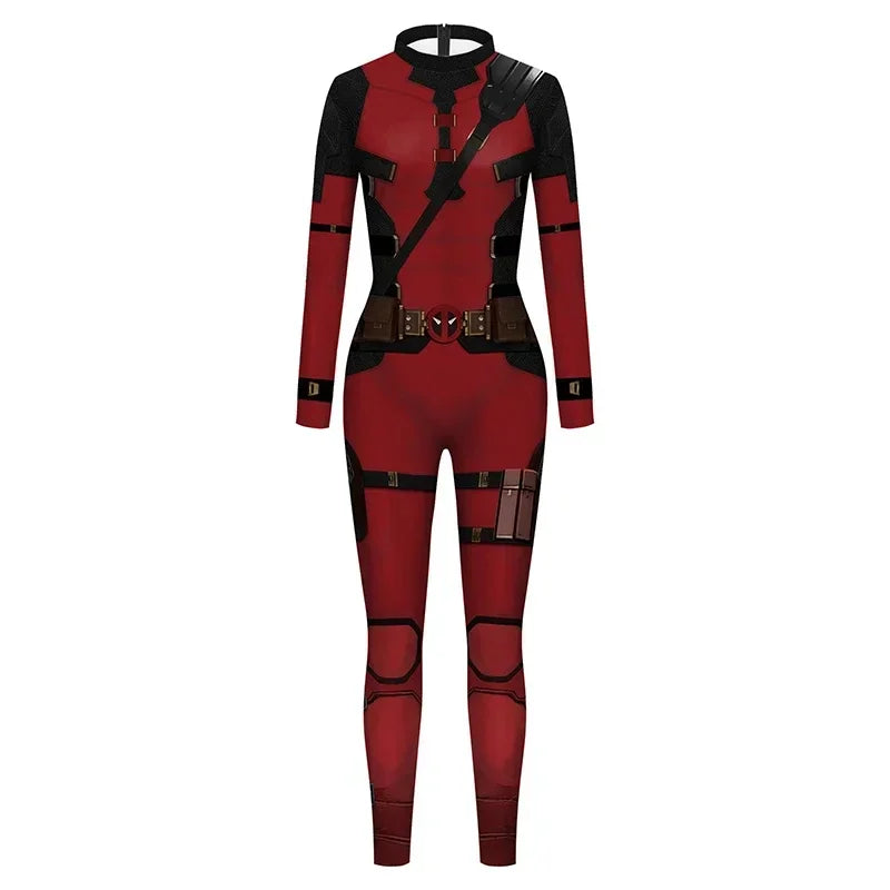 Super-héros Wolverine Deadpool Costume d'Halloween pour adultes enfants trois griffes Wolverine Spandex Zentai super-héros body