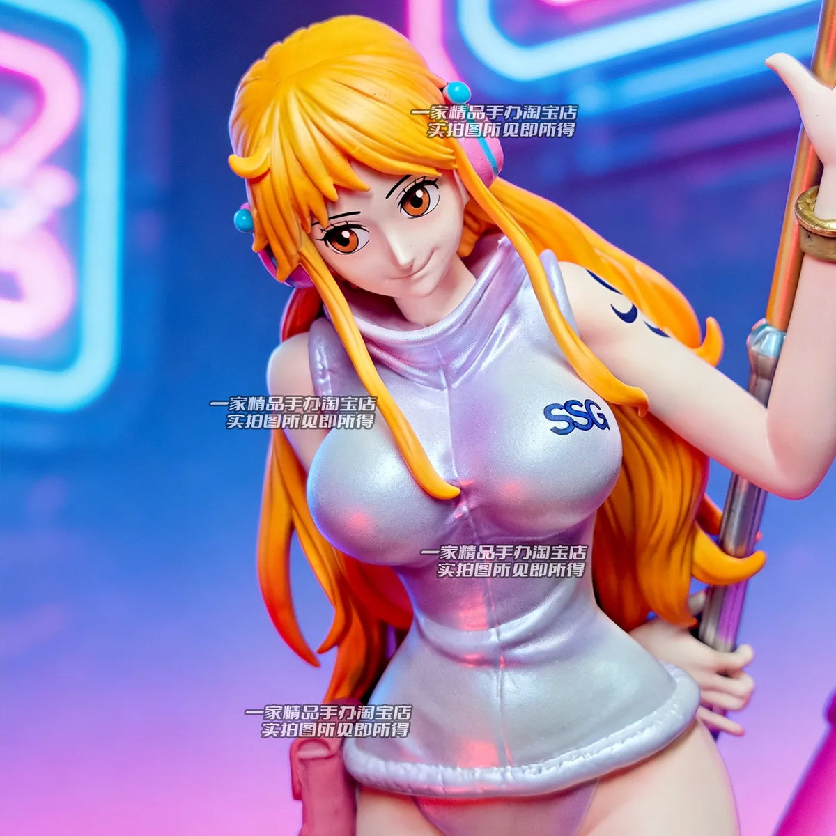 JT One Piece Nami Statue Egghead Island Series Glossy Pearl Finish Magnetic Base Anime Collectible Male Gift Peripheral Decor