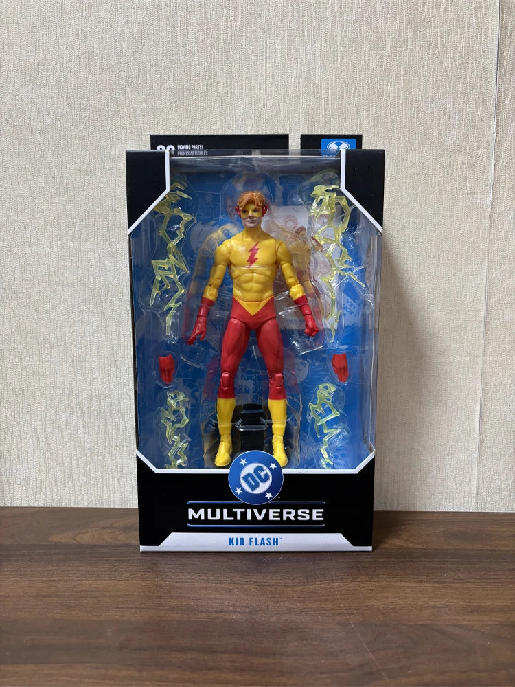 Mcfarlane Toys Batman Arkham Knight/Neal Adam/Kelly Jones/Justice League/Kid Flash/Sentinel 7in Action Figure Model Doll