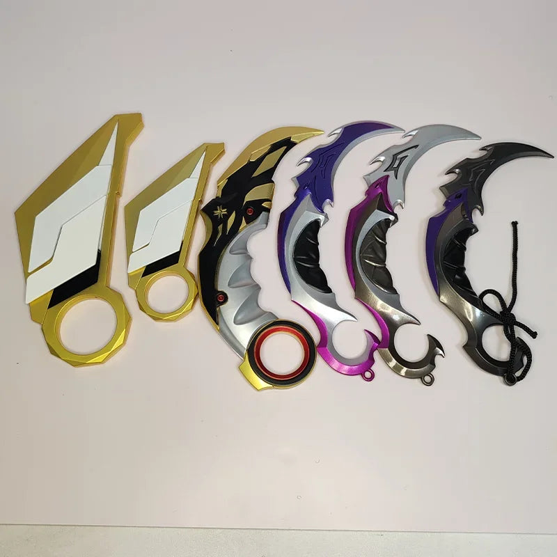Valorant Melee Knife Toy Sword Figure Karambit Prime Reaver Series VCT Claw Knife Ion Tactical Knives Boys Gifts Game Gifts