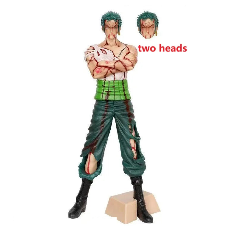 26/30cm Anime One Piece Figure Roronoa Zoro Luffy Vinsmoke Sanji Stand Posture Pvc Statue Action Figurine Model Collection Toy