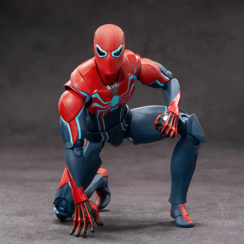 ZD Toy Spider-Man Brand New Day Spider Man PS4 Peter Parker Gold Black Red Iron Spider Hobie Brown Action Figure Toys Model Gift