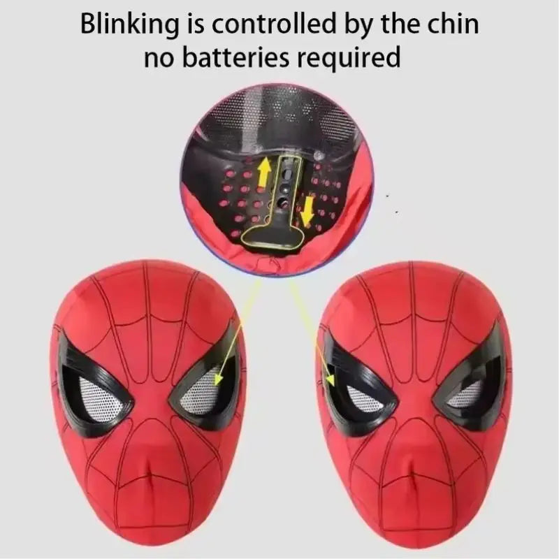Superhero Mask/Spider-Man Helmet, Anime Character Cosplay, Full-face Mask, All-season Sun Protection, Party Gift.