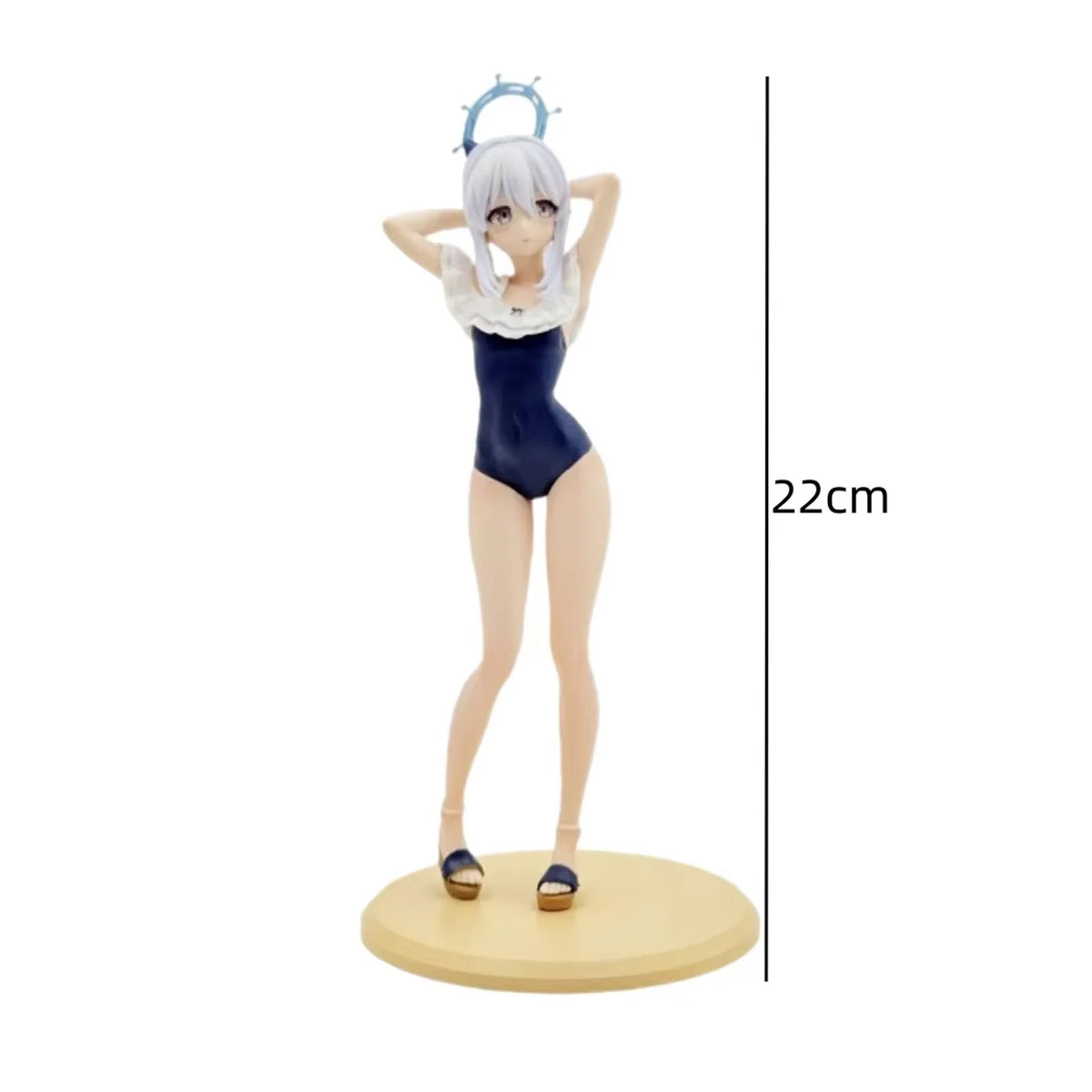Rem Ram Emilia Anime Character Figure Statue, Detailed Painted Desktop Collectible Ornament for Shelf Display & Gifting