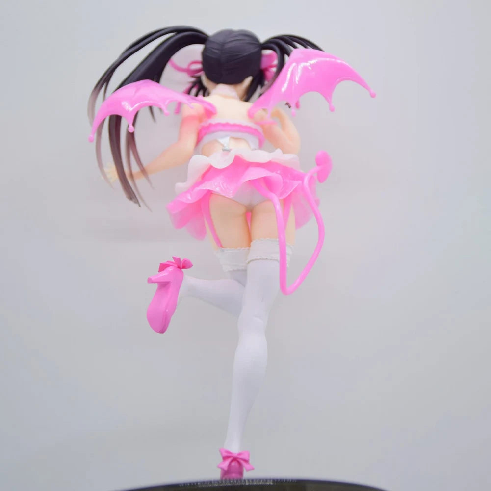 Anime Tokisaki Kurumi Figure Tokisaki Kurumi Action Figures PVC Model Cute Girl Toys Pink Devil Tokisaki Kurumi Figurine 20cm