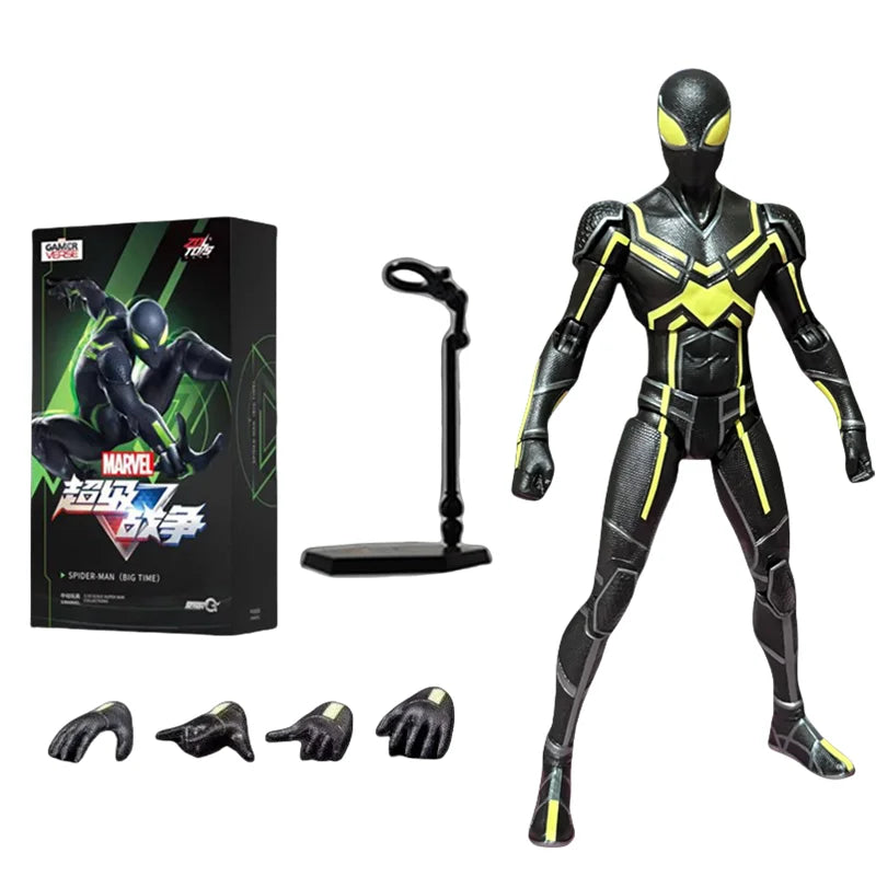 ZD Toy Spider-Man Brand New Day Spider Man PS4 Peter Parker Gold Black Red Iron Spider Hobie Brown Action Figure Toys Model Gift
