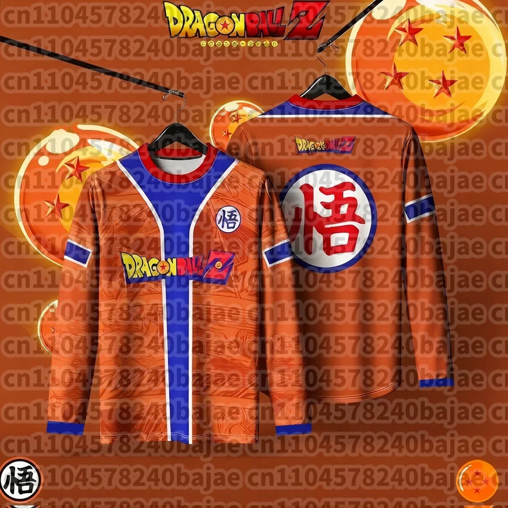 2026 Japanese Anime Dragon Ball Z Son Goku 3D Adult Mens/Womens Autumn/Winter Long Sleeve T-Shirt Kids Cartoon Long Sleeve Tops