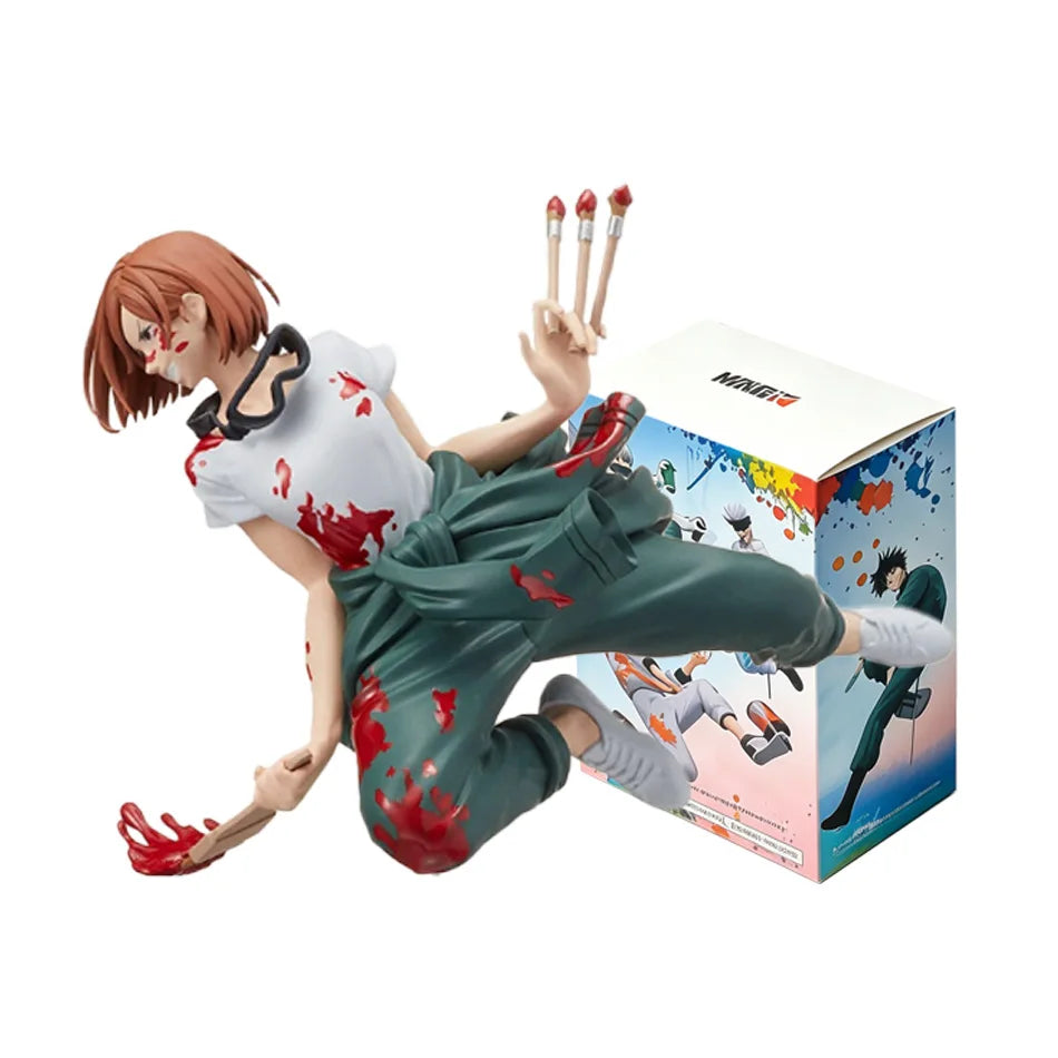 Anime Merch Bandai Original Jujutsu Kaisen GRAFFITI BATTLE Fushiguro Megumi Kugisaki Nobara Panda Gojo Satoru Anime Figure Toy