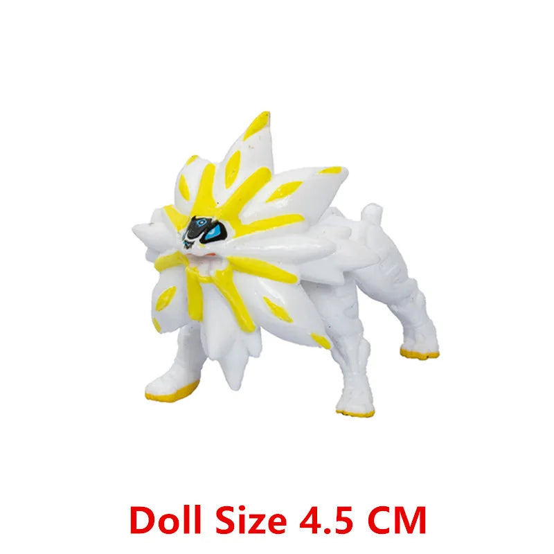 Pokemon Cartoons Anime Figure Pikachu Charmander Eevee Squirtle Cosplay Toys Model Figure Collection Dolls Birthday Gift