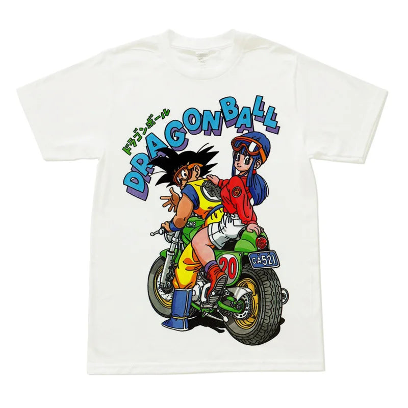 Dragon Ball Anime Harajuku Print T Shirt Figure Son Goku Cosplay T Shirt Hip Hop  Streetwear Men Clothing Tee Tops
