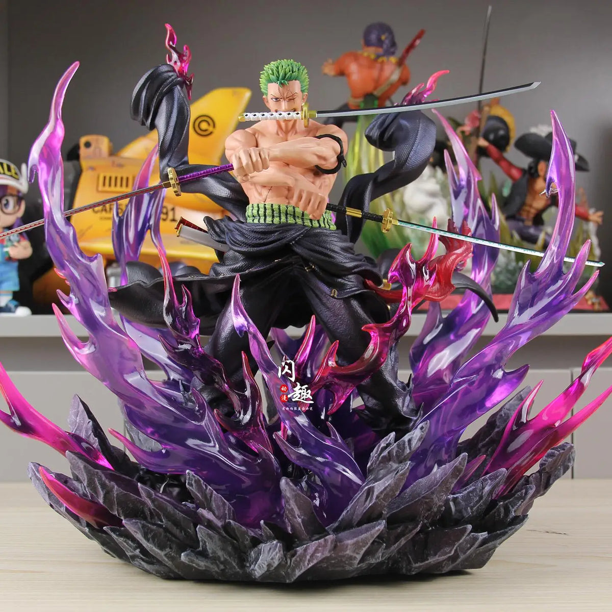 Jt Statue One Piece Full Range Th Enraged Zoro Anime Figure Figure Pvc Statue Collection Model Room Decoration Christmas Gifts