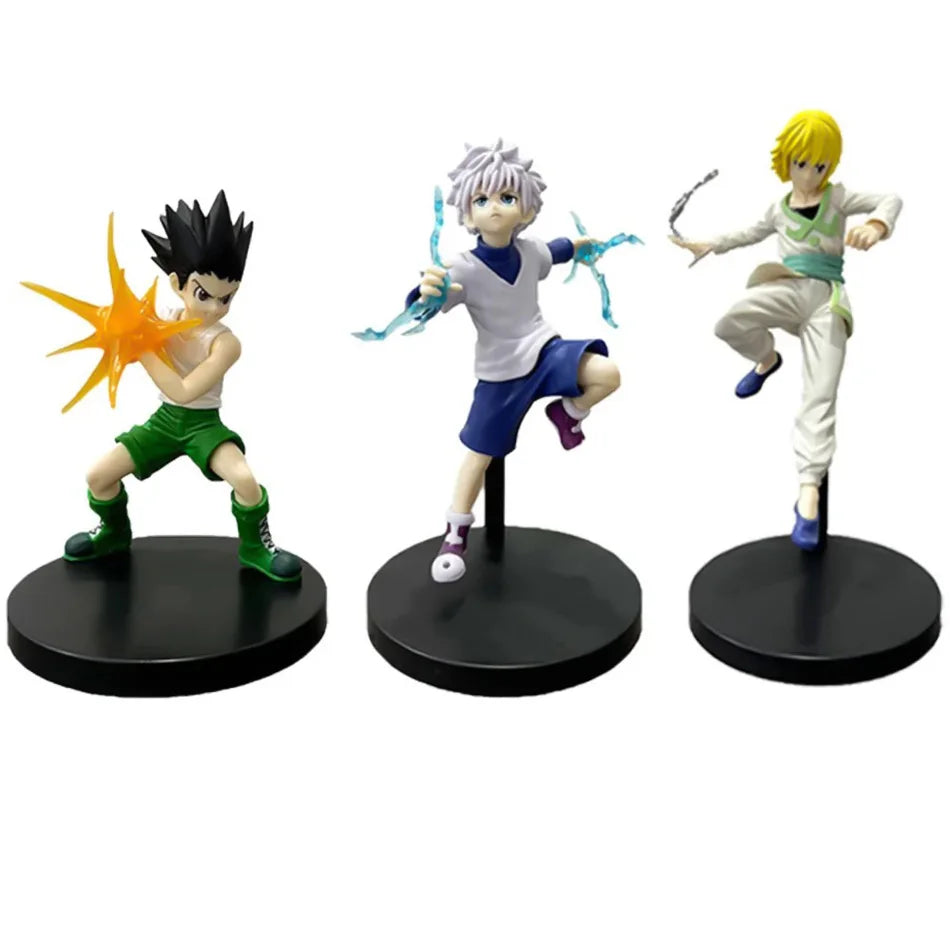 Anime HUNTER×HUNTER Killua Zoldyck GON·FREECSS Chrollo Lucilfer Figure PVC Model Collection Ornament Toy Doll Gifts In Stock
