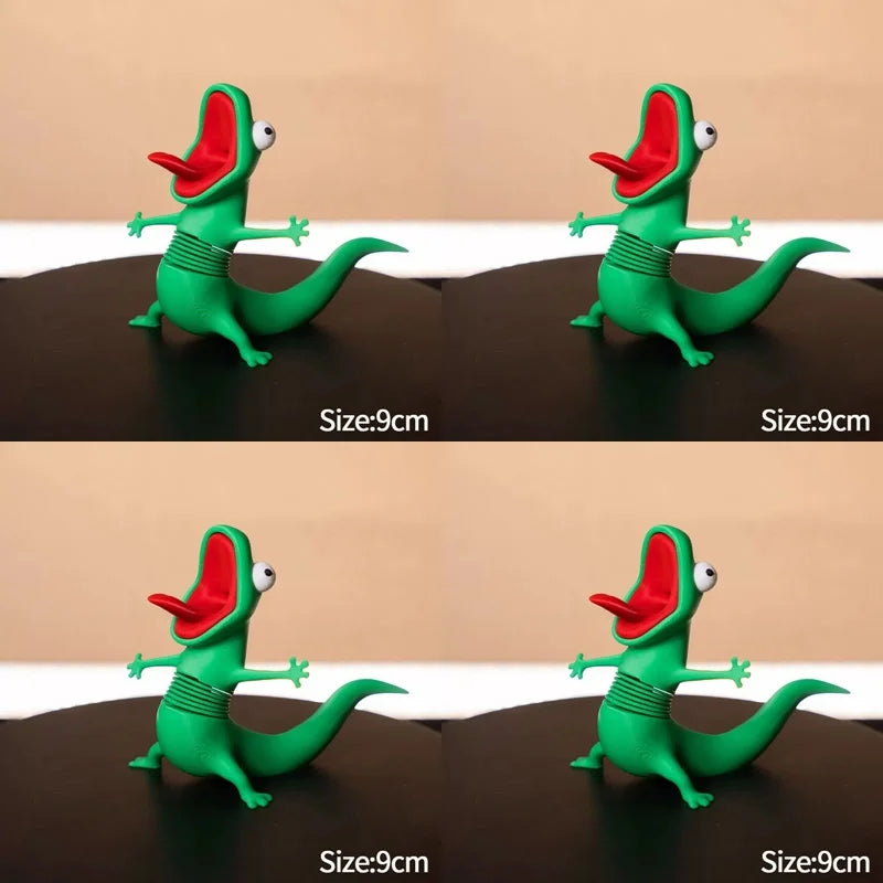 Green Lizard Hoppers Supplies Anime Figure 3D Printed Desktop Ornaments Cartoon 2D Funny Tom Keychain Backpack Pendant Charm 도마뱀